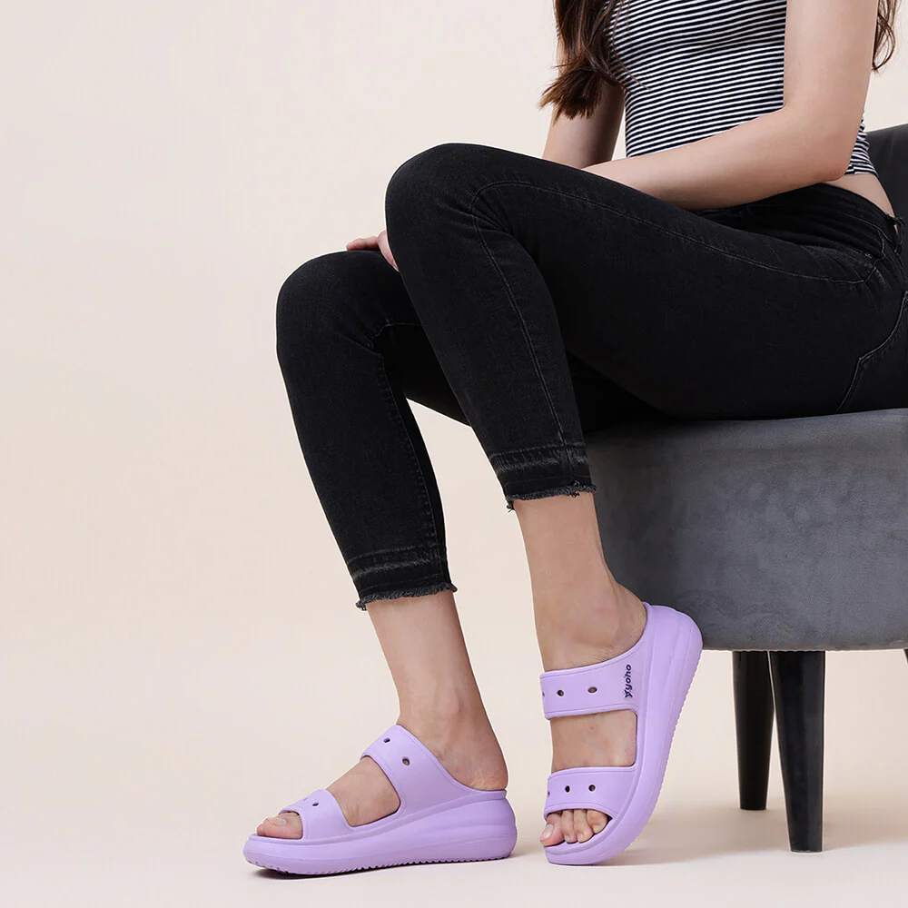 Double Strap Clog Sandals for Women - Image 27